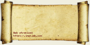 Jovana Boškov vizit kartica